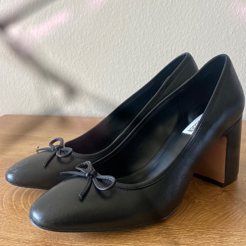Steve Madden Bow Block Heels
